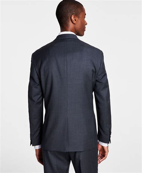 michael kors men's classic-fit wool-blend stretch solid suit pants|Michael Kors suits clearance.